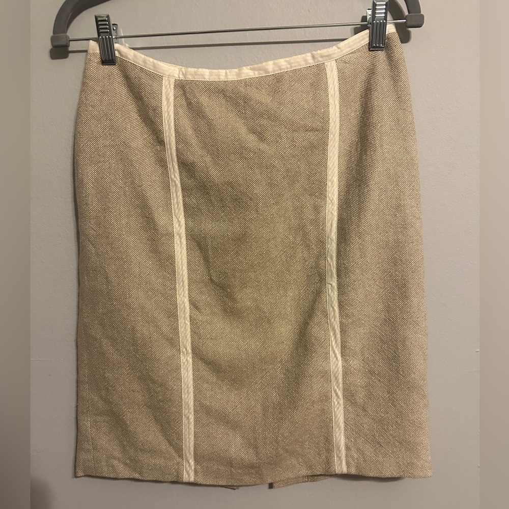 Tan Proenza Schouler for Target Linen Skirt size 3/4
